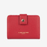 Lancaster - Portefeuille à rabat Milano Ana rouge